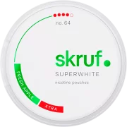 Skruf Superwhite No. 64 Fresh Apple Xtra Strong Slim