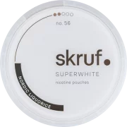 Skruf Superwhite No. 56 Nordic Liquorice Medium Slim